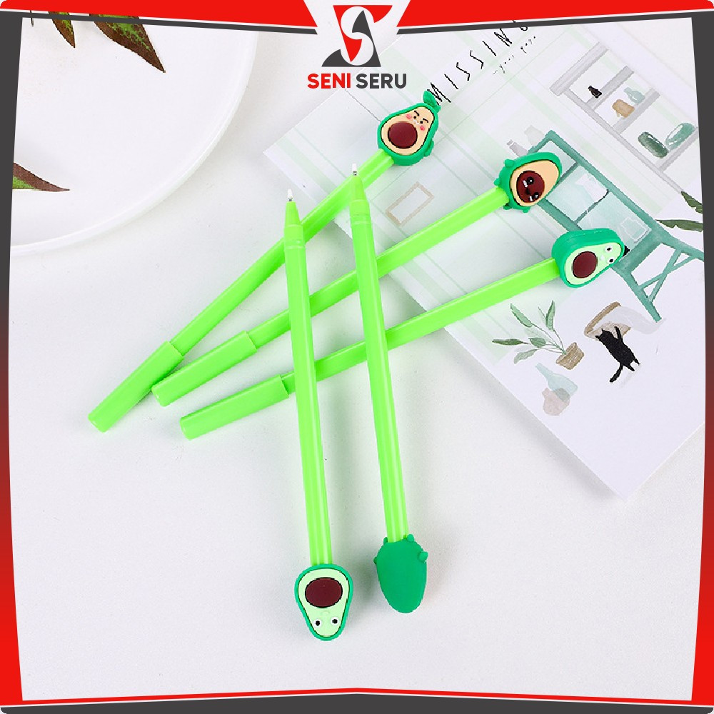 

Pulpen Karakter Alpukat Lucu Pena Pen Avocado Alat Tulis Stationary Seni Seru A9