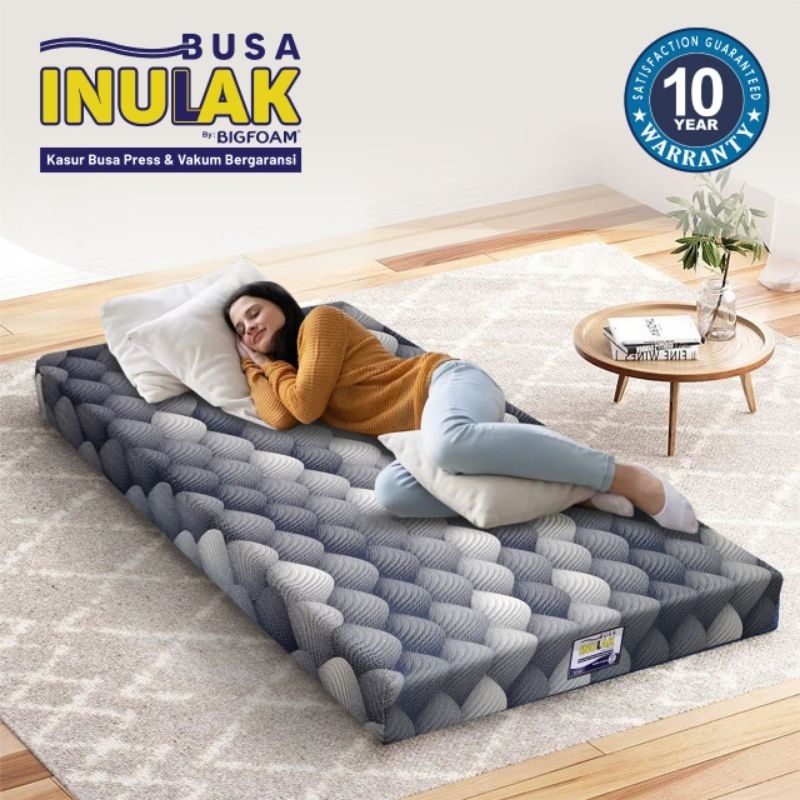 Kasur Busa Lipat Inulak - Kasur Busa Lipat Tebal 15cm - Ukuran Kasur 90 100 120 140 160 180 x 200