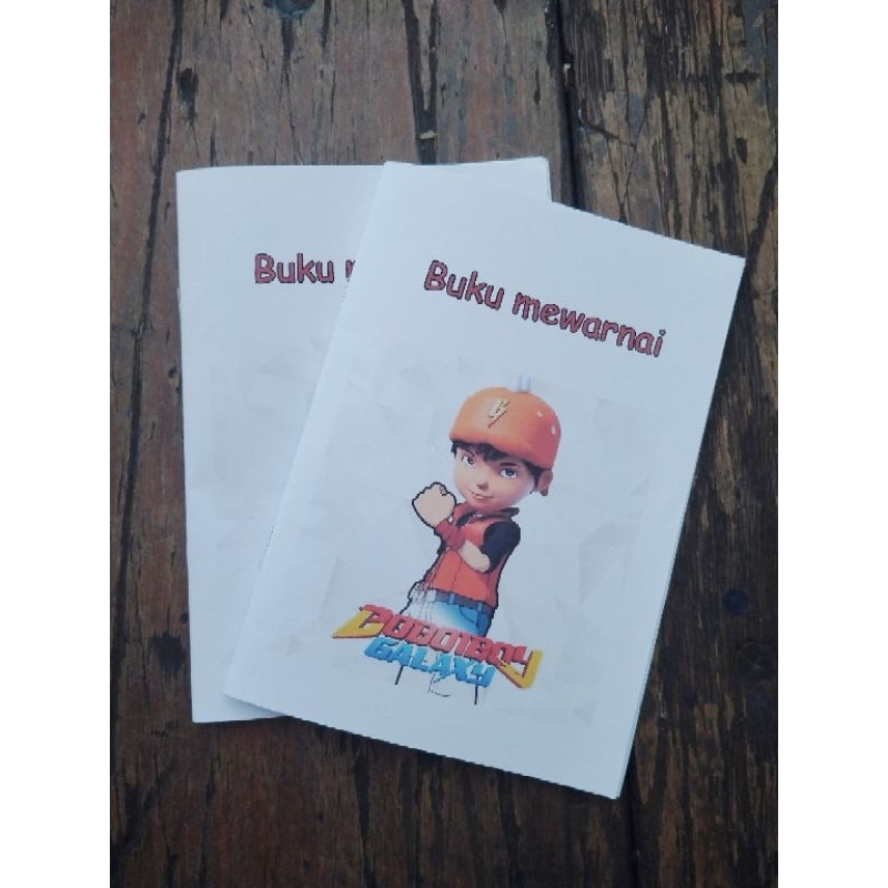 Buku belajar mewarnai seri BoBoiBoy