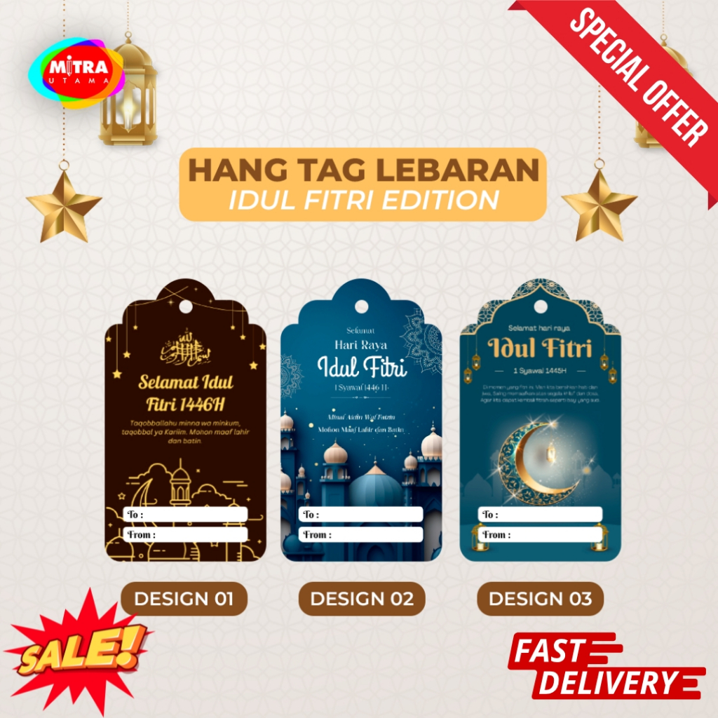 Hang Tag Lebaran | Hang Tag Idul Fitri | Hang Tag Lebaran Murah | Hang Tag Idul Fitri Premium