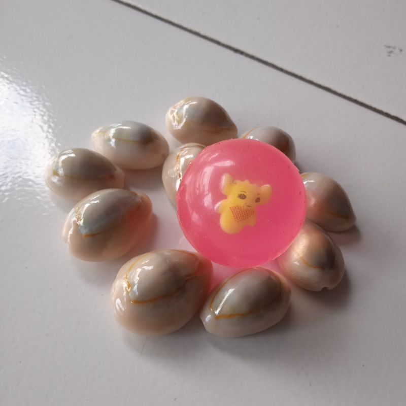 Bola Bekel Set Kerang Putih Mainan Tradisional Jaman Dulu Terlaris