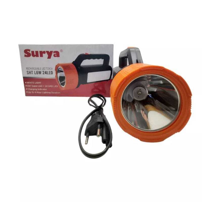 Senter LED Surya SHT 6W+24LED / Senter Tenteng Surya