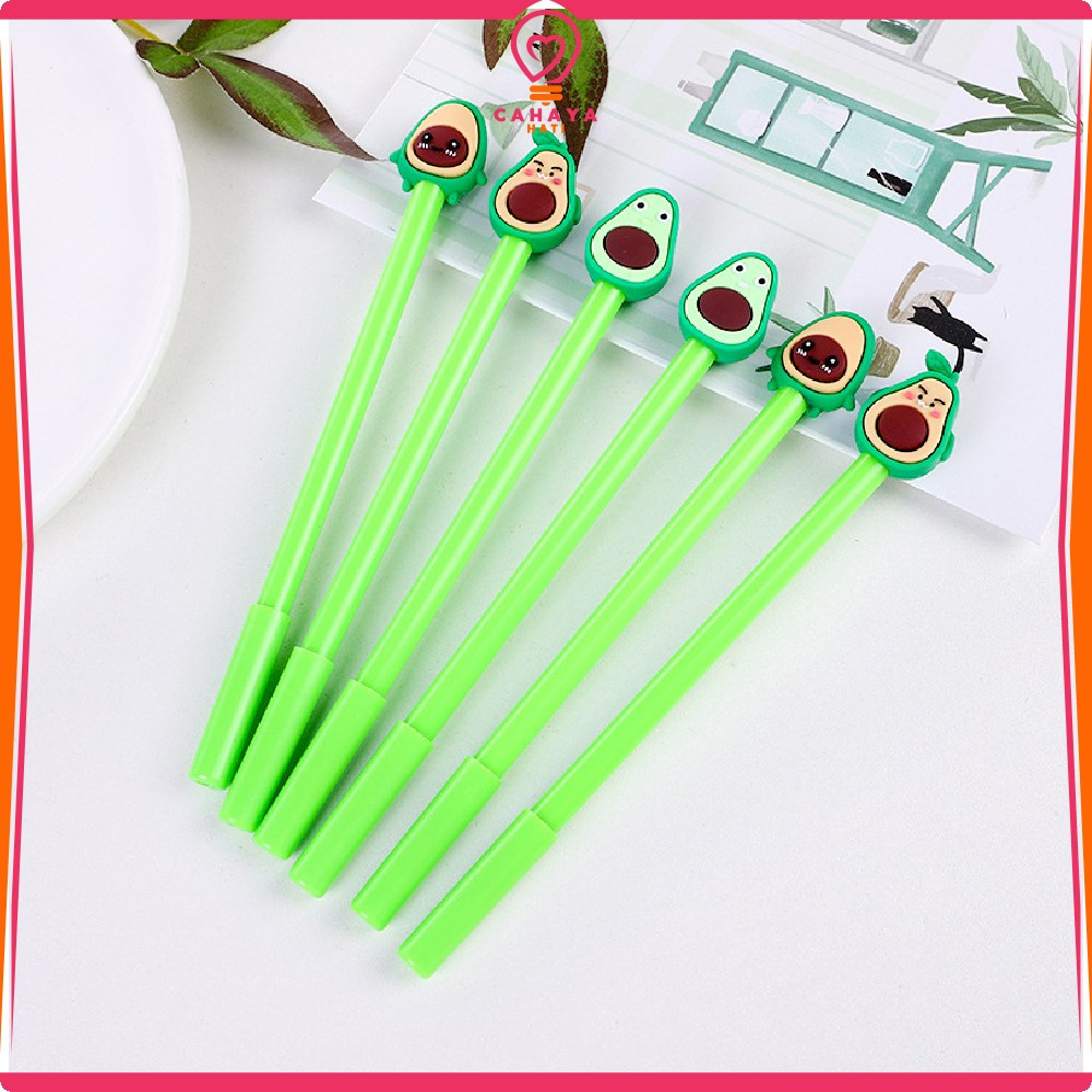 

Pulpen Karakter Alpukat Lucu Pena Pen Avocado Alat Tulis Stationary Cahaya Hati A9