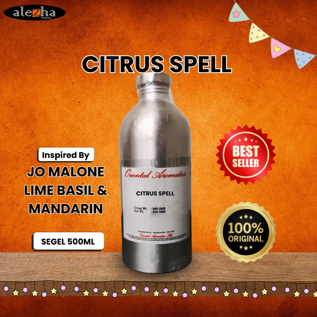 Bibit Parfum Murni CITRUS SPELL 73581 E | INSPIRED BY JO MALONE LIME BASIL & MANDARIN ORIENTAL 500ML
