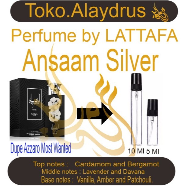 Decant ANSAAM SILVER By Lattafa