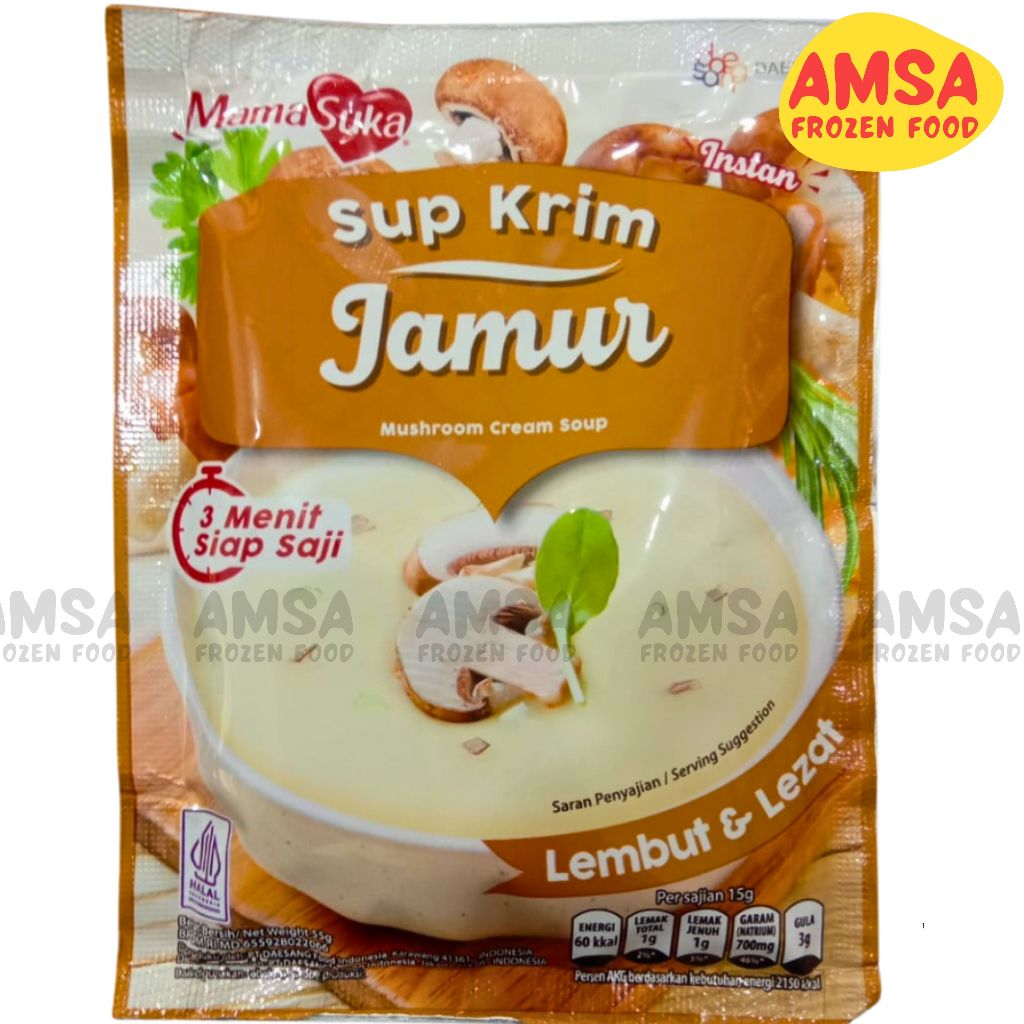 

Mama Suka Sup Krim Jamur 55 gr / Mama suka Sup Cream Soup Jamur 55 gr