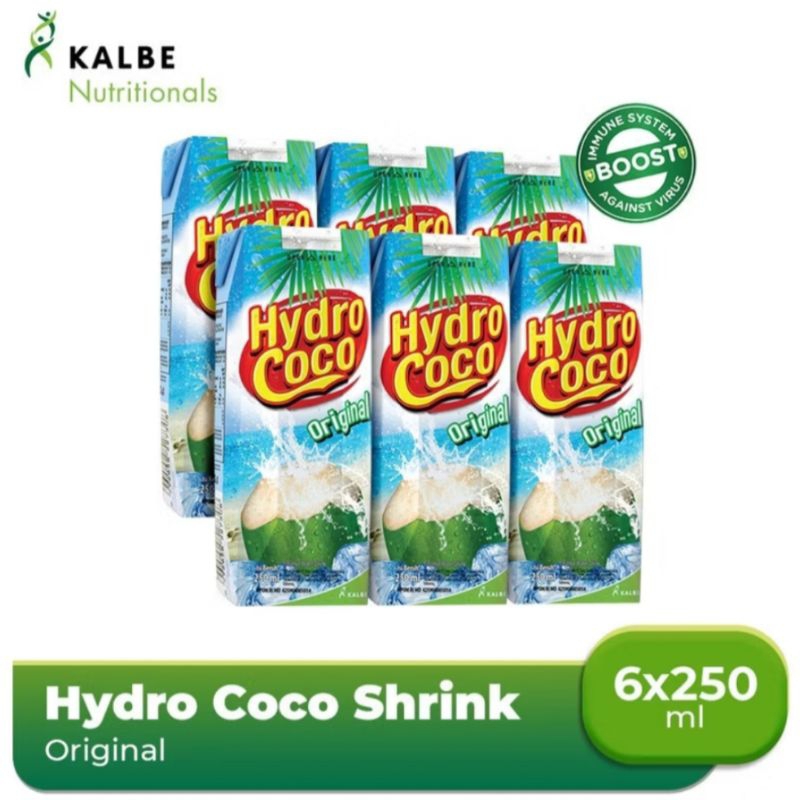 

HYDRO COCO MINUMAN AIR KELAPA ORIGINAL 6x250ml