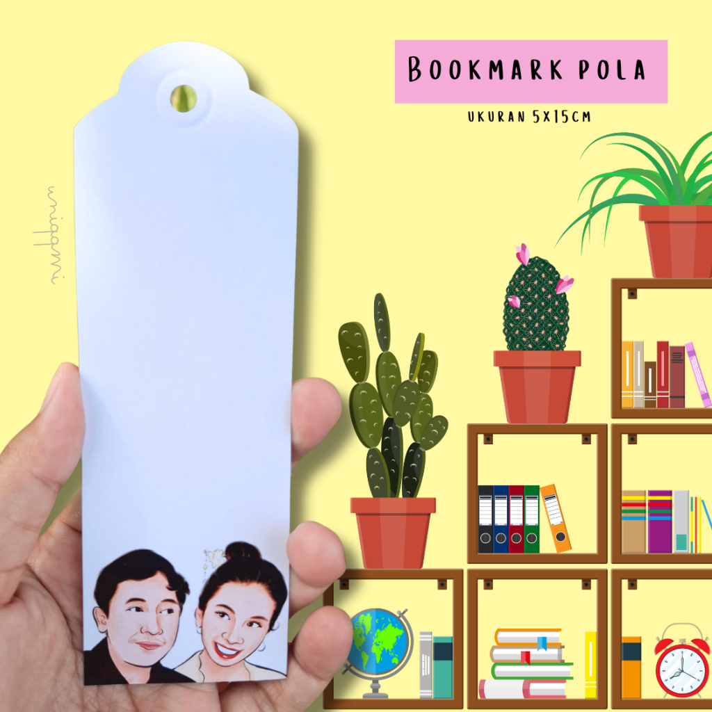 

CUSTOM BOOKMARK PREMIUM POTONG POLA DAN LAMINASI