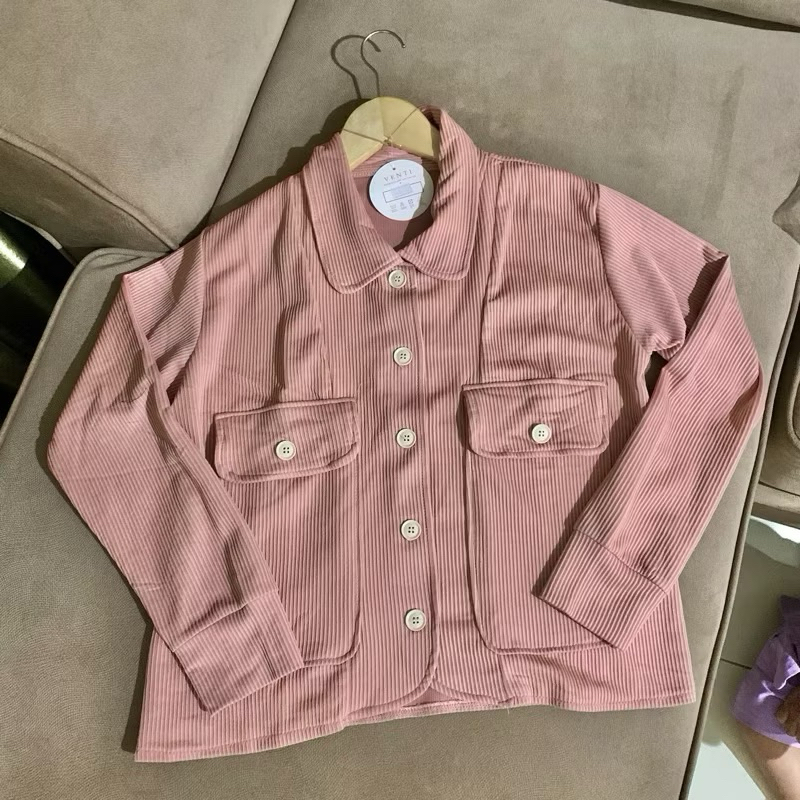 Jaket Knit Rajut Tebal Import BKK Venti - Jaket Rajut Pocket BKK - Outer Knit Rajut Pocket BKK Venti