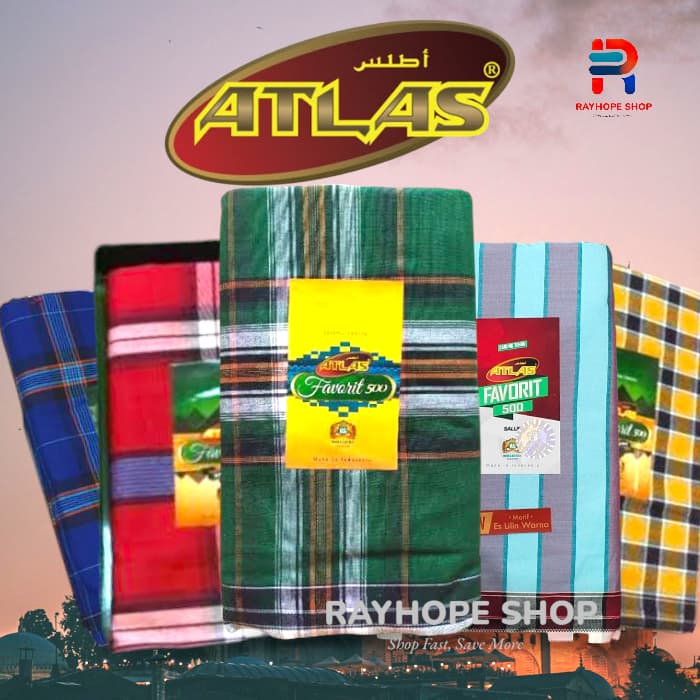 PROMO Sarung Tenun Atlas favorit 500 Perlengkapan Ibadah Solat Shalat Pakaian Muslim Pria Cowok Dewa