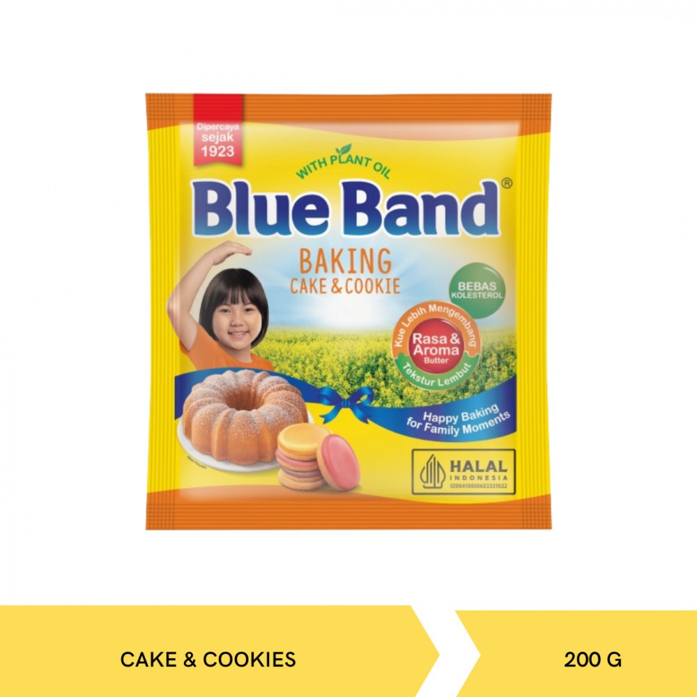 

Blue Band Margarine Cake And Cookie 200 g