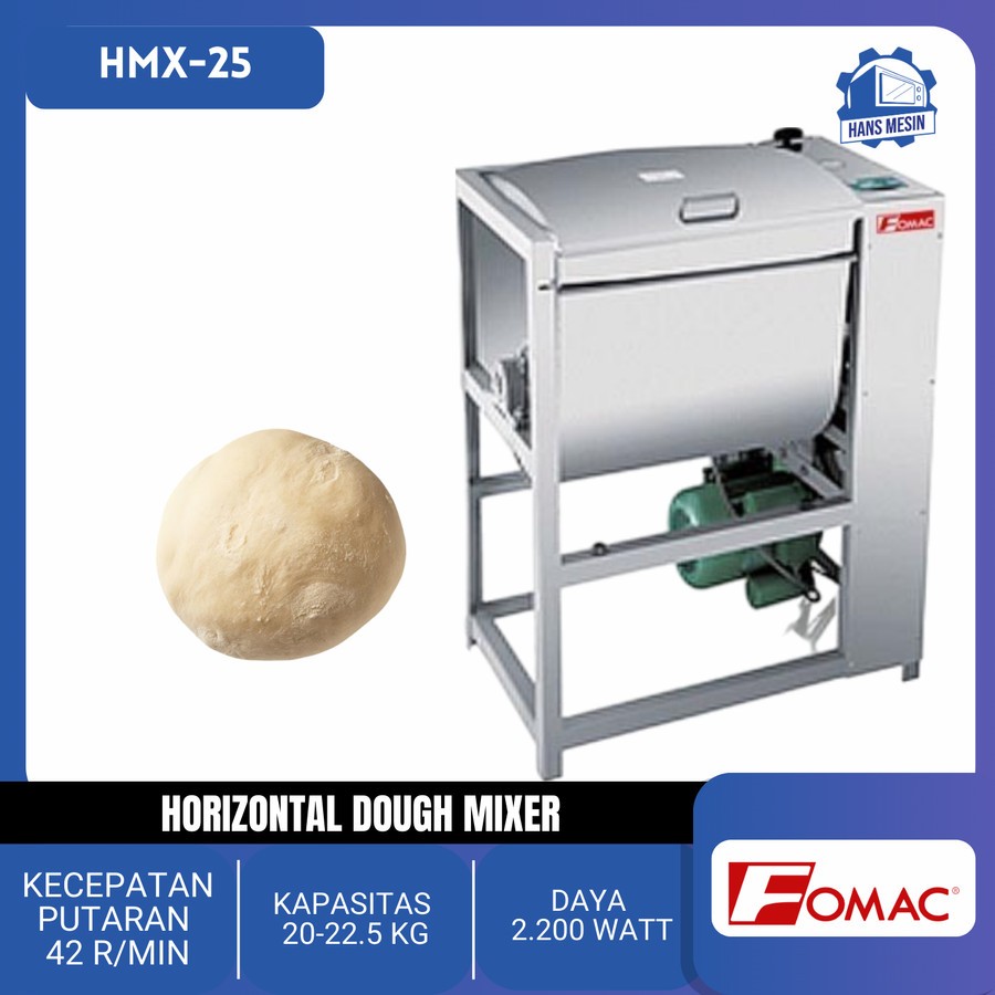 HORIZONTAL DOUGH MIXER HMX-25 ( FOMAC)
