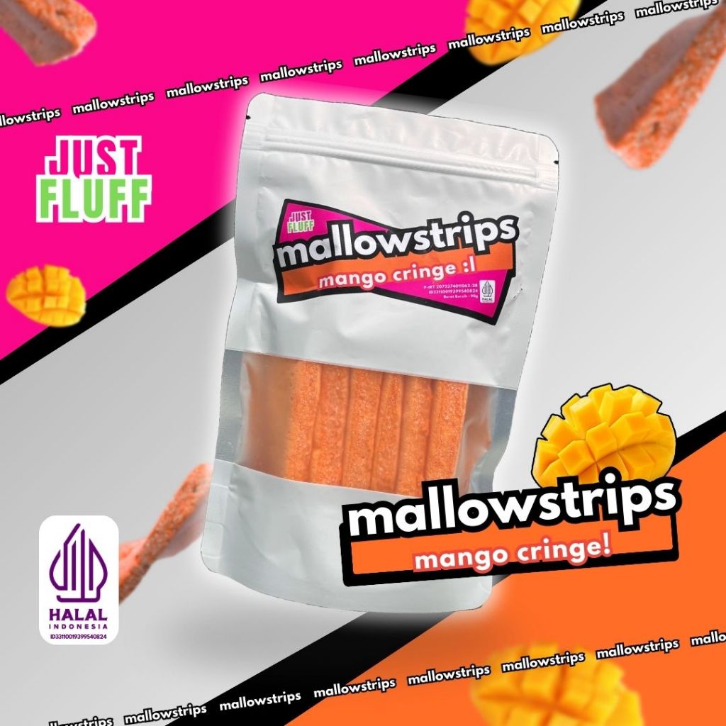 

Mallow Strips Mango Cringe JustFluff Marshmallow [HALAL]