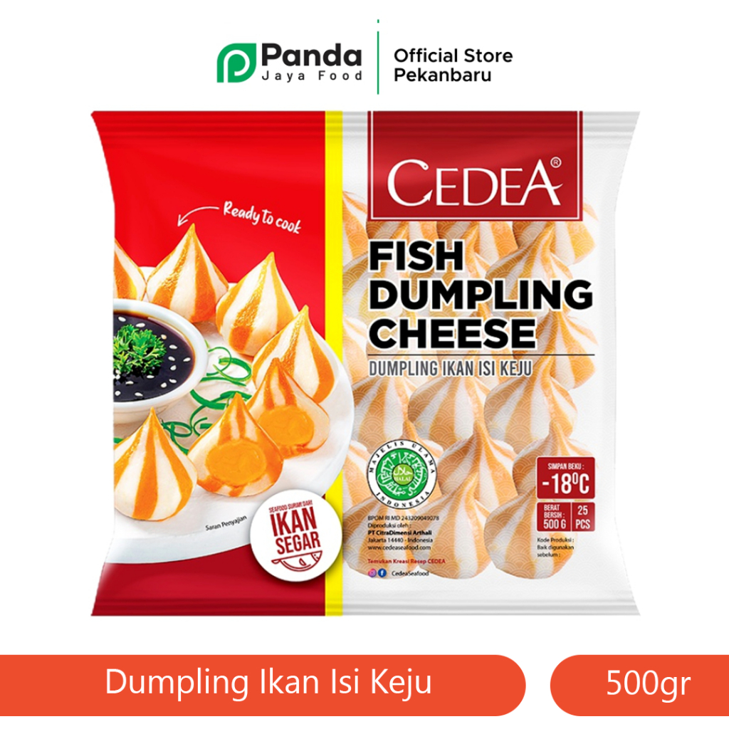 

Cedea Fish Dumpling Cheese 500 Gram