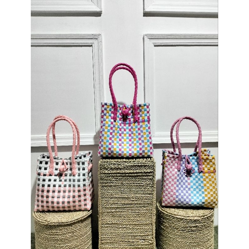 READY Tas Anyaman Jali Plastik XS