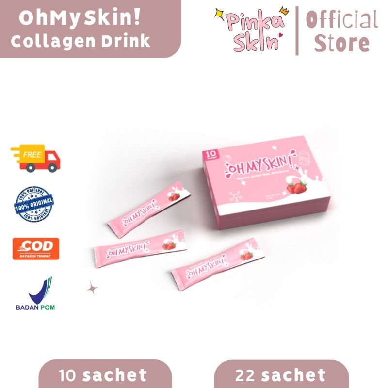 [DIST RESMI] OHMYSKIN COLLAGEN DRINK | Minuman Suplemen Collagen Drink,