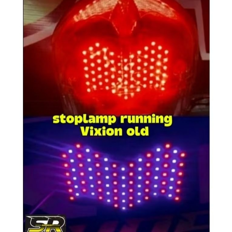 STOPLAMP RUNNING MOTOR VIXION OLD/LAMA LAMPU STOPLAMP VARIASI REM BELAKANG