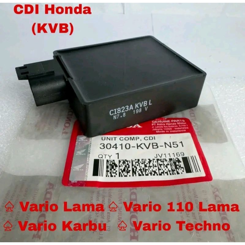 CDI ( KVB) motor honda vario karbu / vario lama / vario tehno non led / vario 110 lama