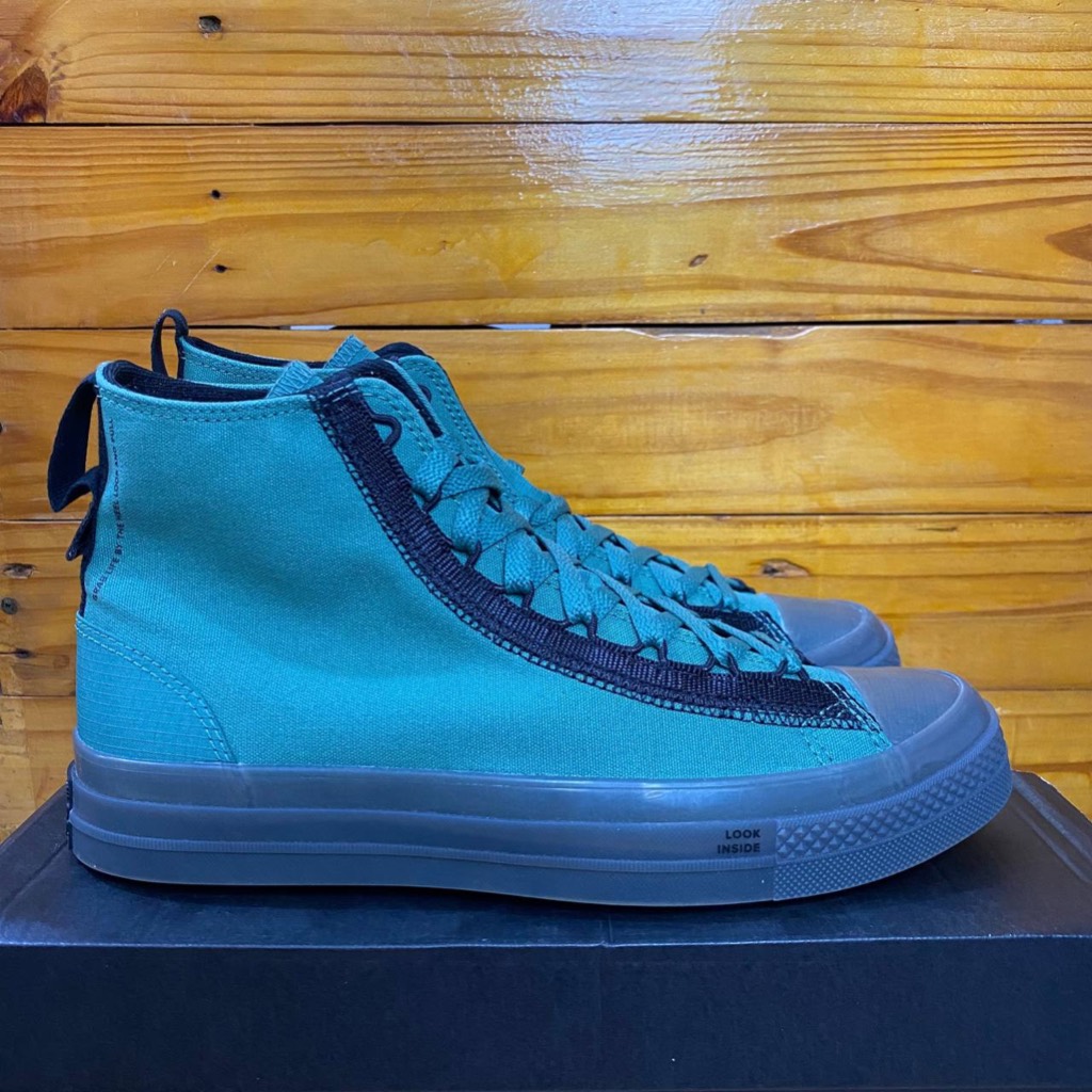 ONLY SIZE 43 SEPATU CONVERSE ORIGINAL 100% CONVERSE CTAS CX EXP2 HI A06611 ADMIRAL ELM BLACK SEPATU 