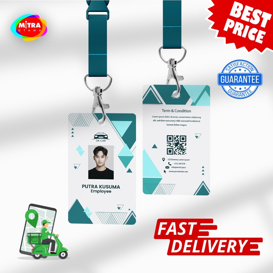 

Cetak ID Card Custom | Id Card Satuan Premium | PVC 2 sisi Bahan PVC MURAH BERKUALITAS