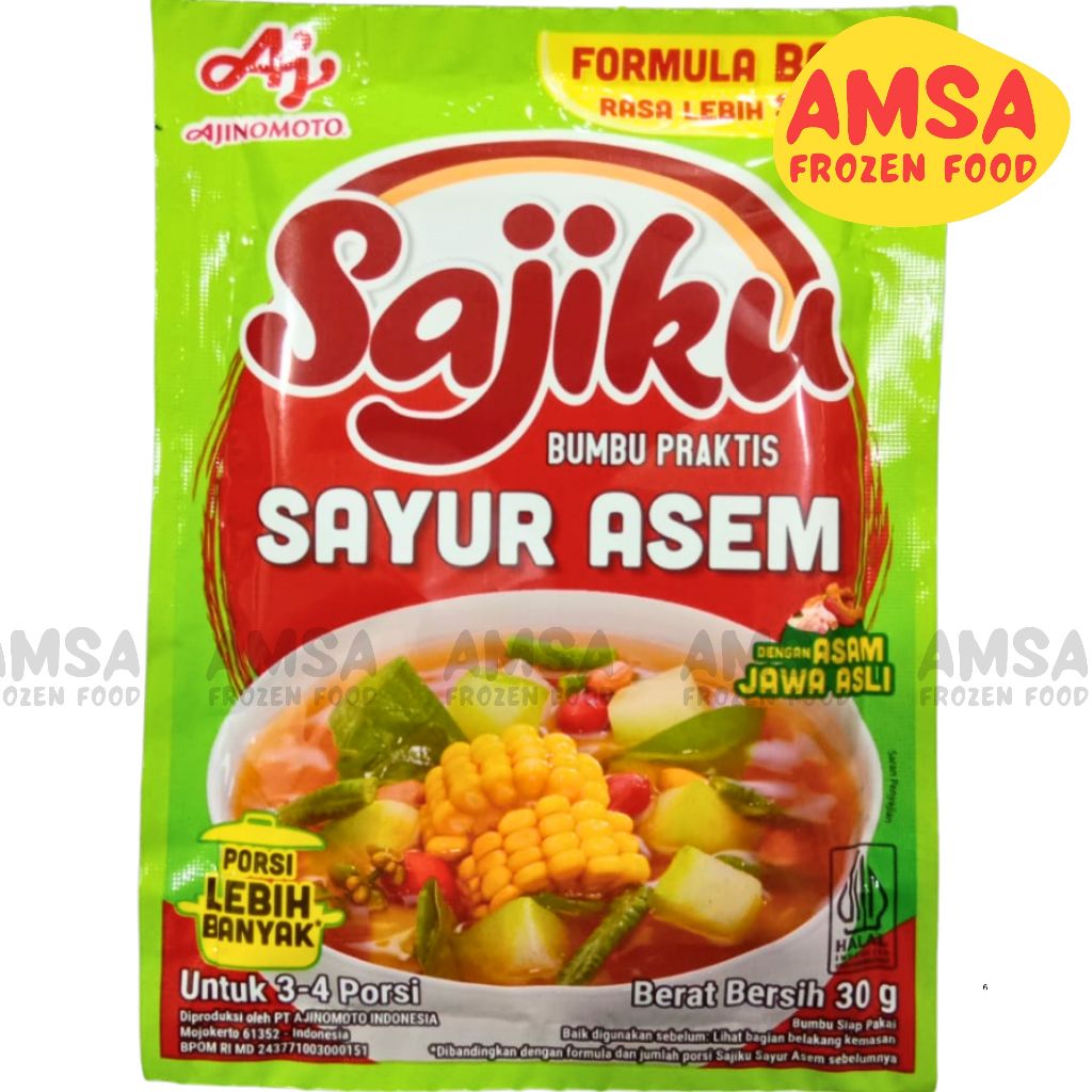 

Sajiku Bumbu Praktis Sayur Asem 30gr / Bumbu Sayur Asam