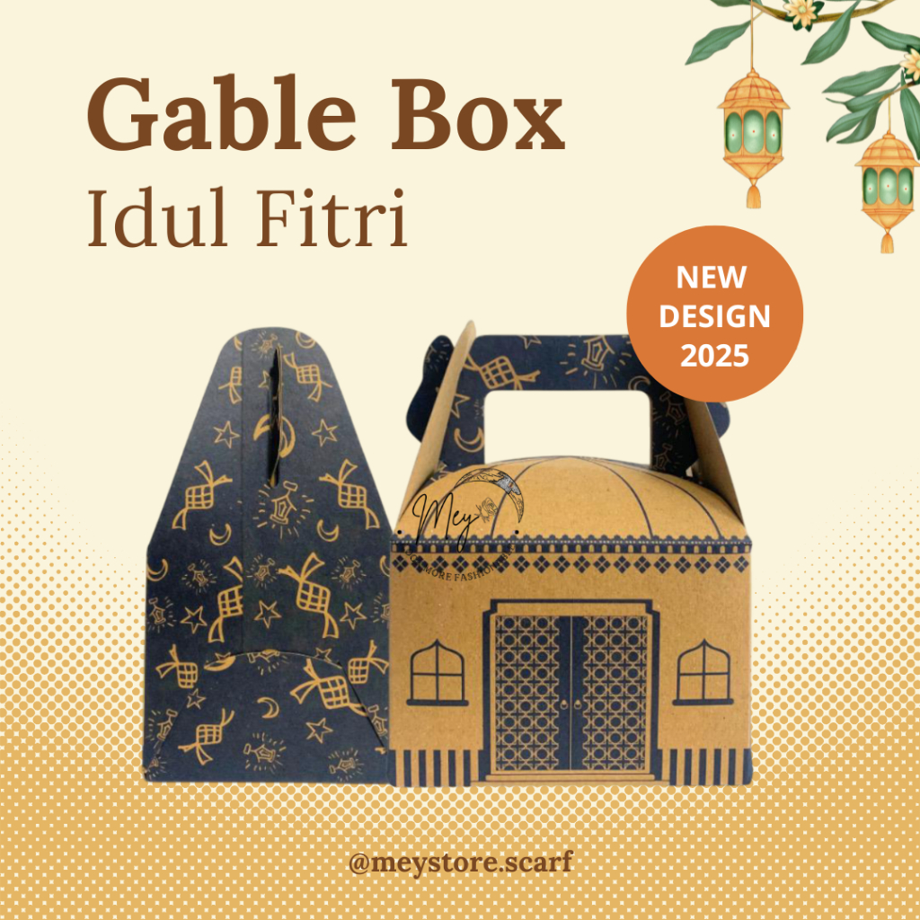 

[READY] BOX HAMPERS | BOX IDUL FITRI | BOX LEBARAN | GABLE BOX CARTOON | GABLE BOX | HAMPERS MASJID DESAIN TERBARU