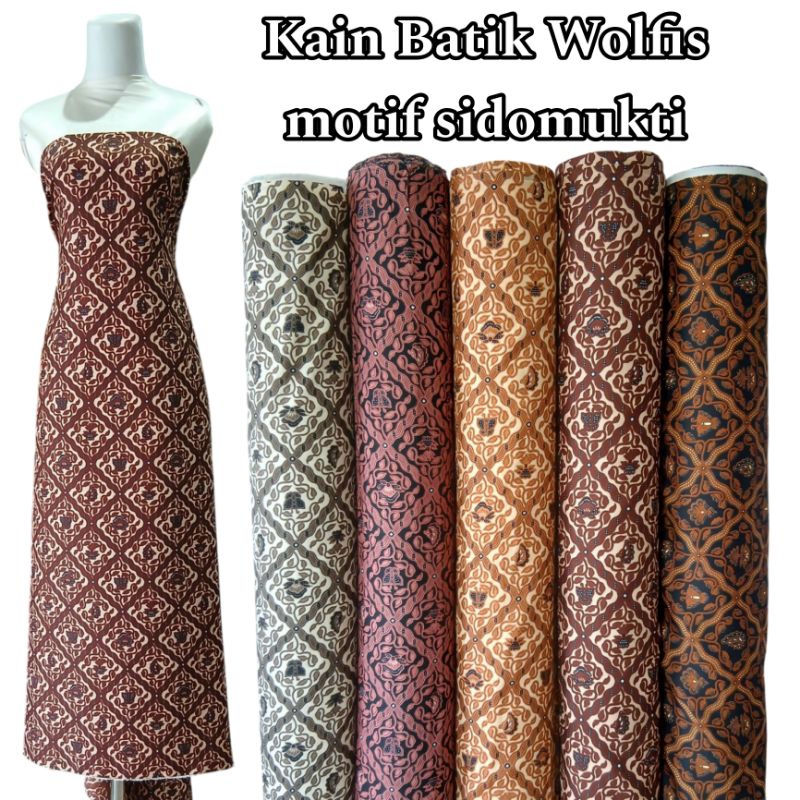 Kain Batik Wolfis Motif Jarik sidomukti