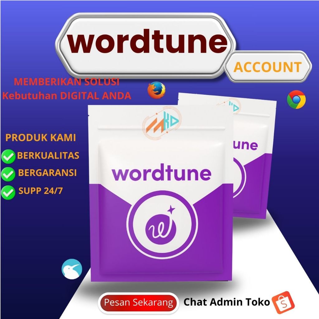 WORDTUNE PREM| WORDTUNE ACCOUNT| WORDTUNE 1 BULAN