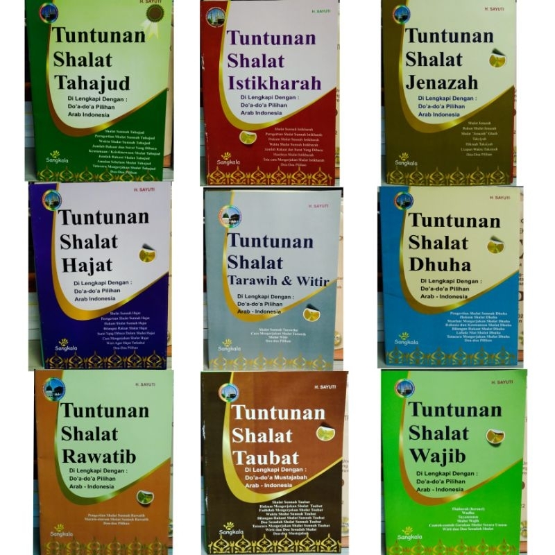 Original Tuntunan Sholat Tahajud Hajat Tasbih  Tarawih dan Witir Rawatib Jenazah  Istikharah Taubat 