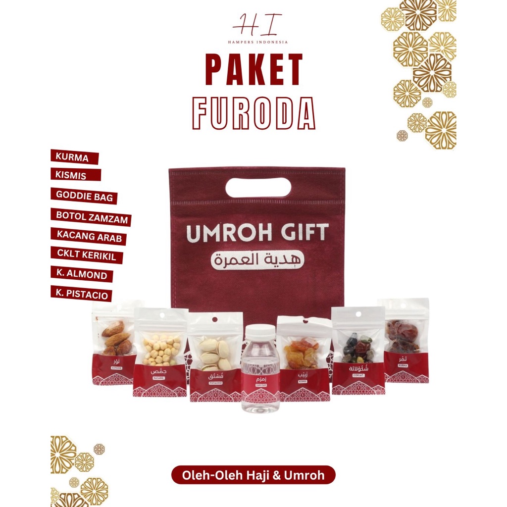 

Bingkisan Oleh-Oleh Umroh dan Haji / Gift Umrah / Hadiah Haji dan Umrah