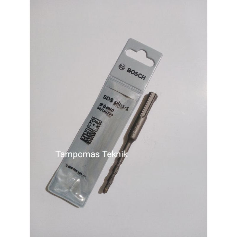 Mata Bor Beton 6mm SDS Plus Bosch Mata Bor Tembok 6 mm