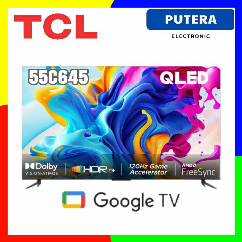 TCL GOOGLE TV 55 inch QLED 55C645 /C645