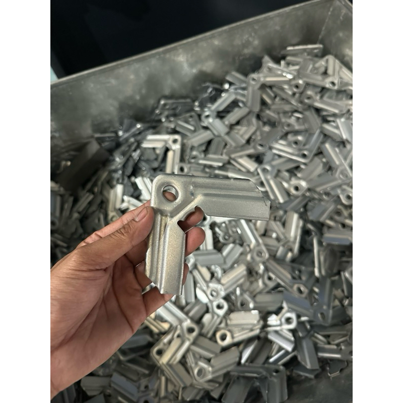 Corner Siku TDF Ducting Besi Galvanis 1.5mm