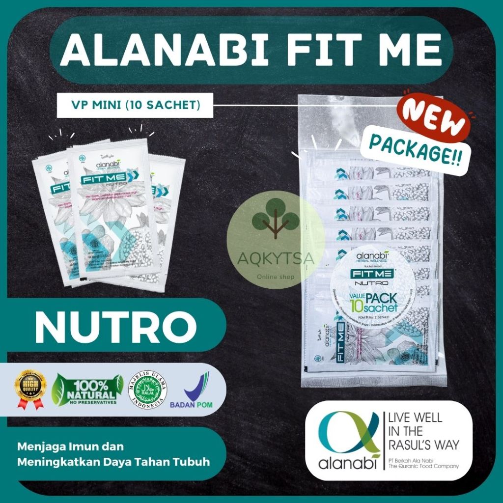 

Alanabi Fit Me Nutro Valuepack VP Mini Minuman Herbal Kesehatan 10 sachet