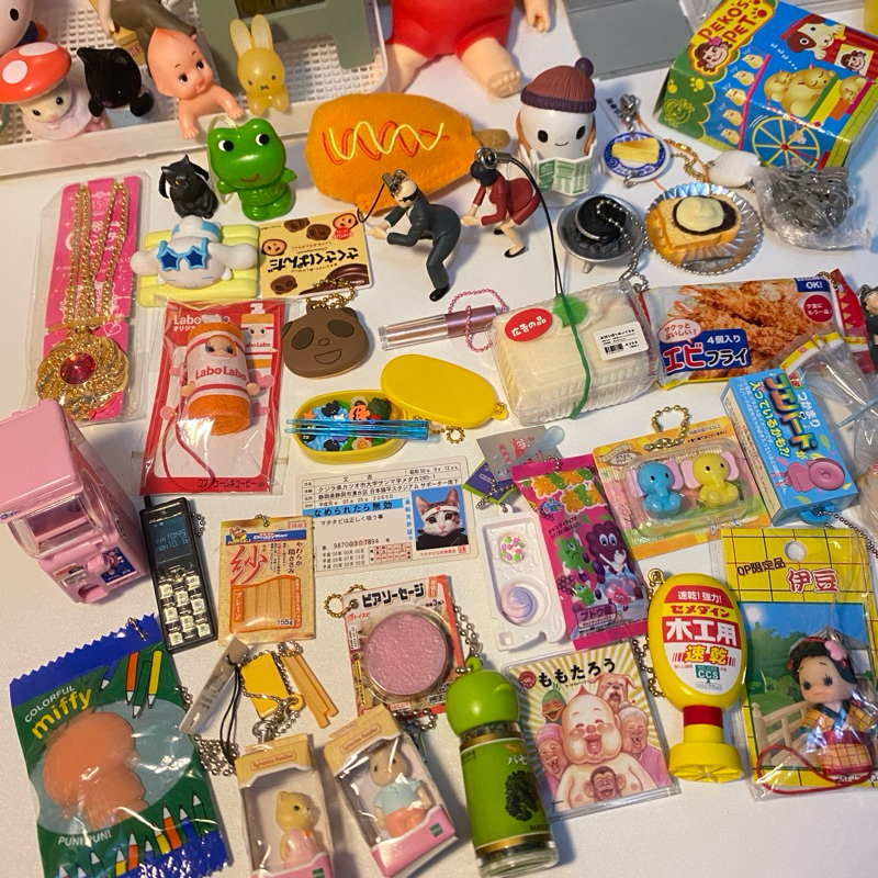 [1] japanese trinkets | gotochi | food gacha | gashapon | kewpie | tamagotchi | trinkets keychain | 