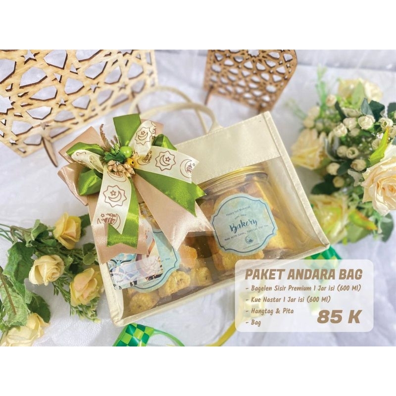 

Hampers Lebaran Idul Fitri Kue Toples Enak | Andara Hampers Bag