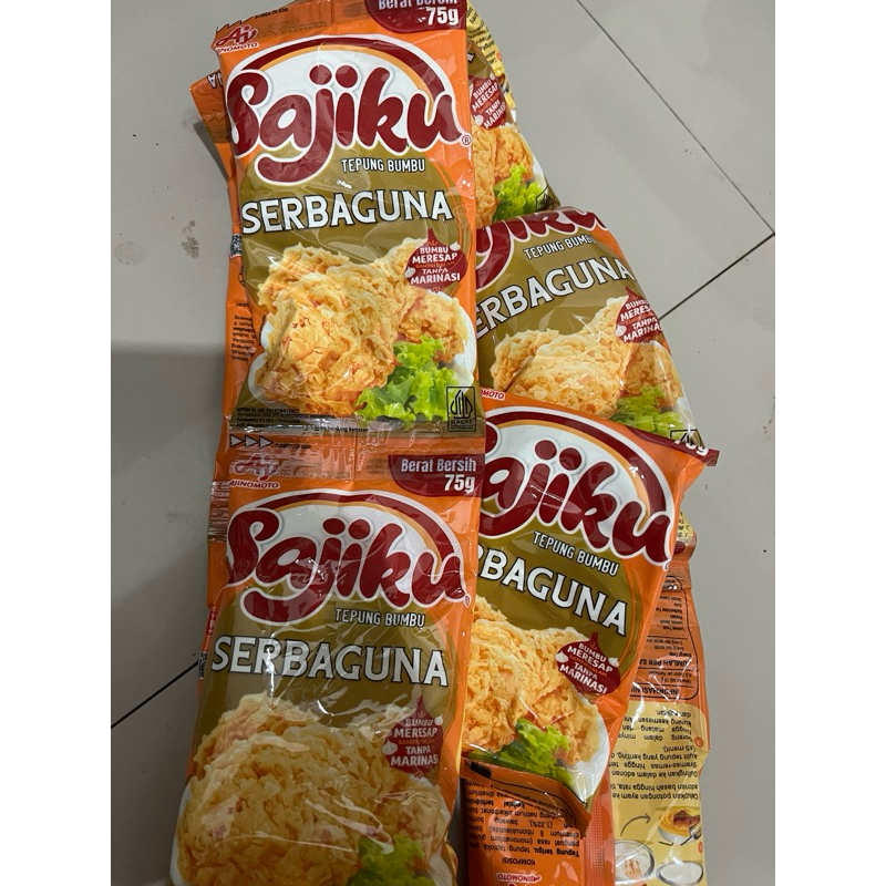 

SAJIKU TEPUNG BUMBU SERBAGUNA 75GRAM