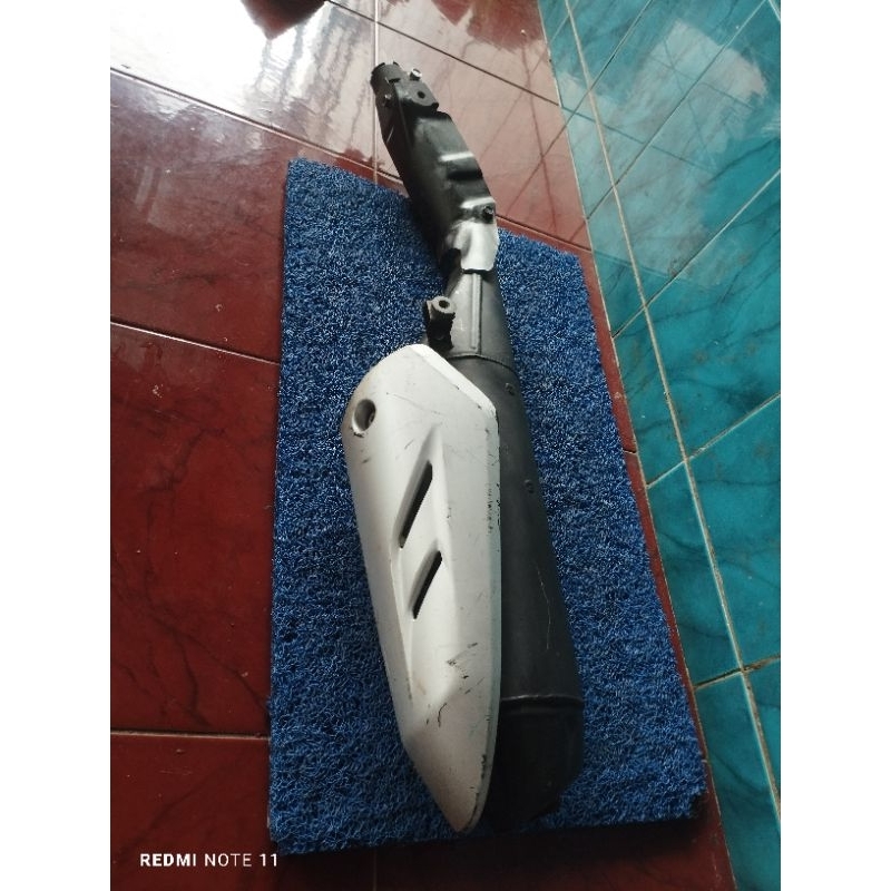 silincer knalpot standaran Honda CRF 150 L second original