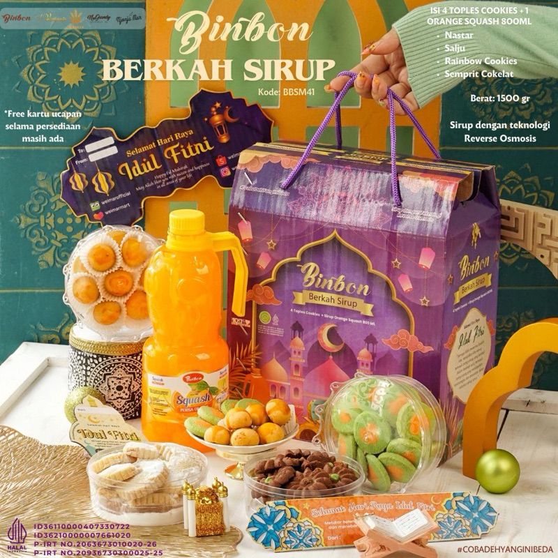 

Binbon Berkah Sirup Hampers Lebaran