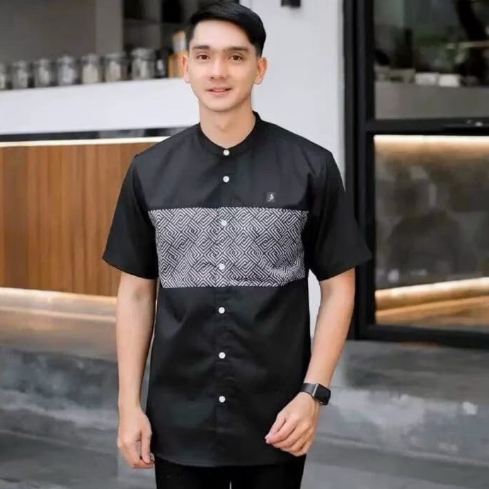 Jangan Ketinggalan order EDG  Baju Koko Kurta Model Kautsar Muslim Pria Dewasa Bahan Katun Warna Hit