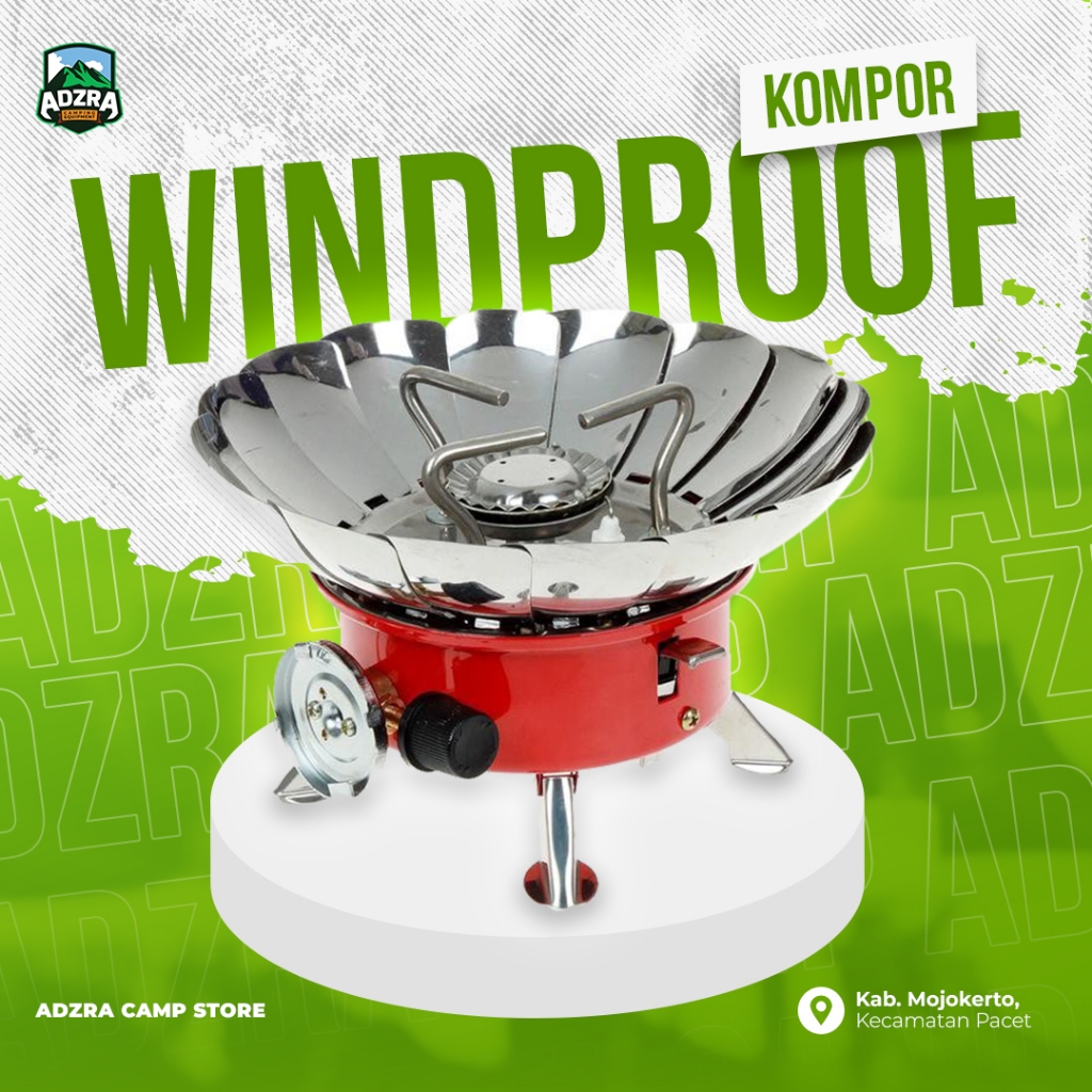 Kompor Windproof Portable | Kompor Teratai Camping | Kompor Mawar Camping | Kompor Camping Anti Angi