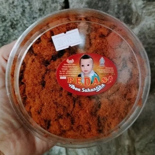 

SUHANTIKA Abon Ayam PEDAS 100gr Kemasan Toples Enak Gurih Murah Halal