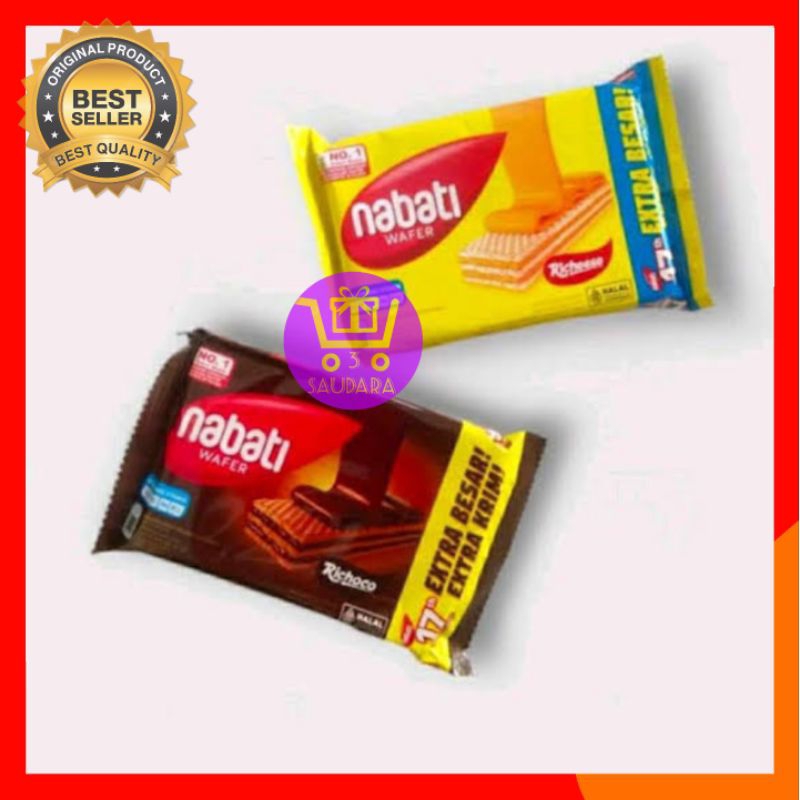 

PROMO!! 4PCS NABATI SNACK WAFER RICHEESE - RICHOCO 50gram