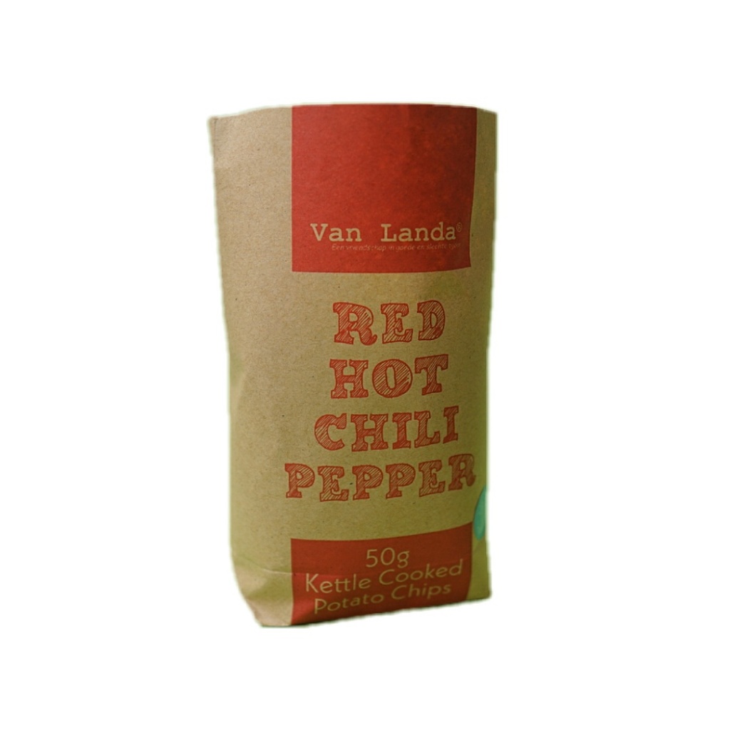 

Van Landa Keripik Kentang RED CHILI Kemasan RED SERIES 50g