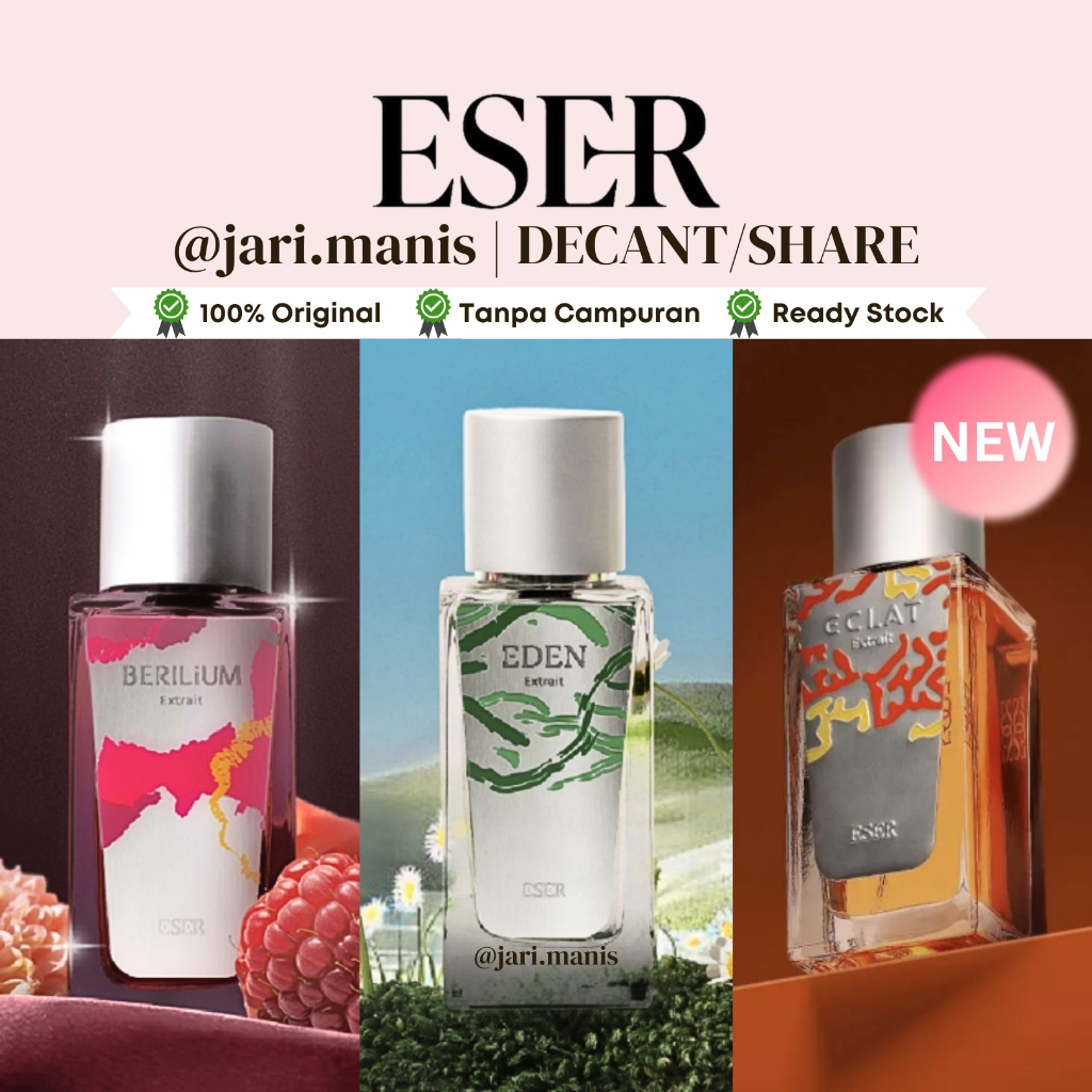 decant share Eser Eden Berilium eclat tester parfum