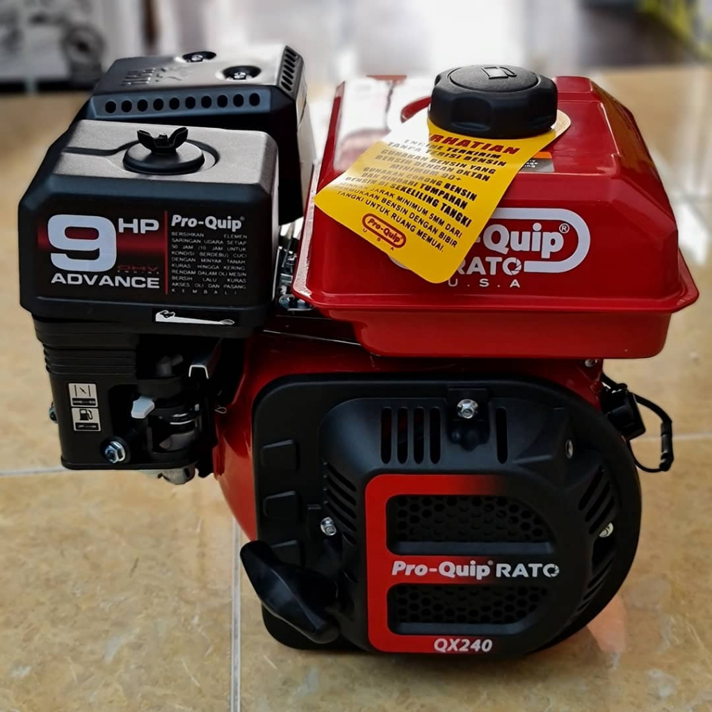 Mesin Penggerak serbaguna Gas oline engine 9 HP QX 240 Proquip QX240 Sepeda Motor Penggerak