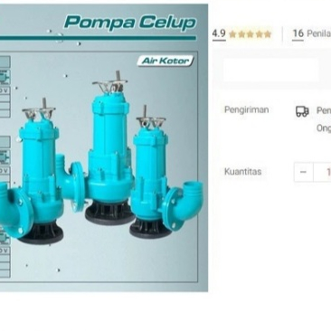 

Pompa Celup Air Kotor 4" YAMAMAX SRX 4000TP Submersible 4 Inch 3HP