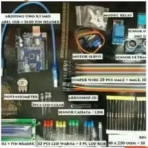PAKET TERMURAH ARDUINO UNO R3 STARTER KIT SMD PEMULA | ARDUINO STARTER KIT