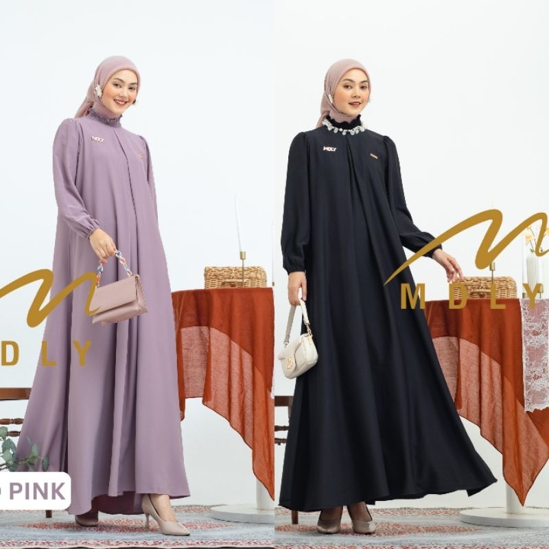 Dress Casual Gauri Dress by MDLY Gamis MDLY Terbaru Ori Dress Muslim Gamis MDLY Gamis Dress Premium 