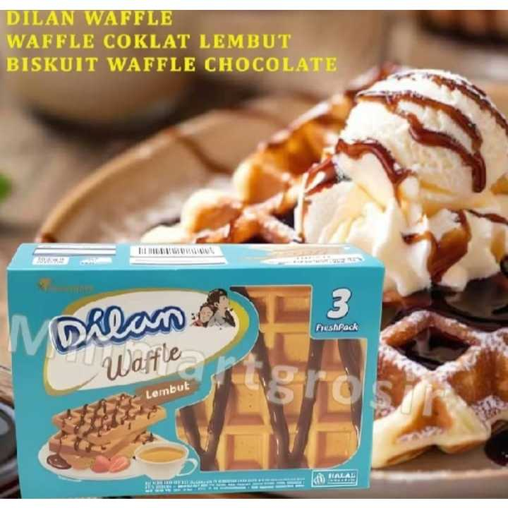 

Dilan Waffle 3 Freshpack Dilan Biskuit Waffel Coklat Lembut Isi 3 Freshpack Dilan Waffle Lembut